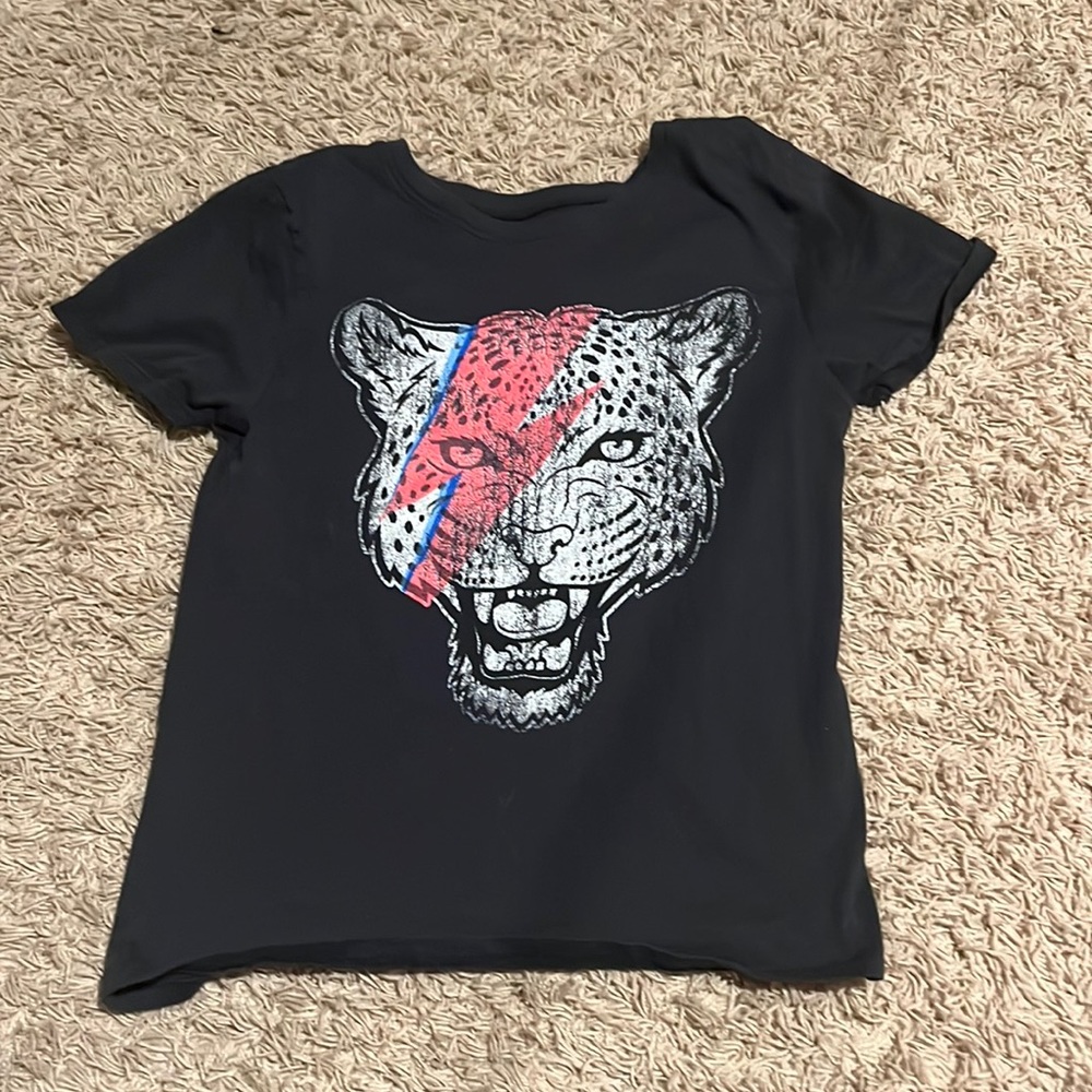 Prince Peter womens lightning bolt tiger tee